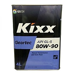 Масло Kixx Geartec GL-5 80W-90/4л мет